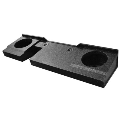 QPOWER QBOMB DUAL 10  SUBWOOFER BOX ENCLOSURE FOR F-150 EXTENDED CAB SUPER CREW