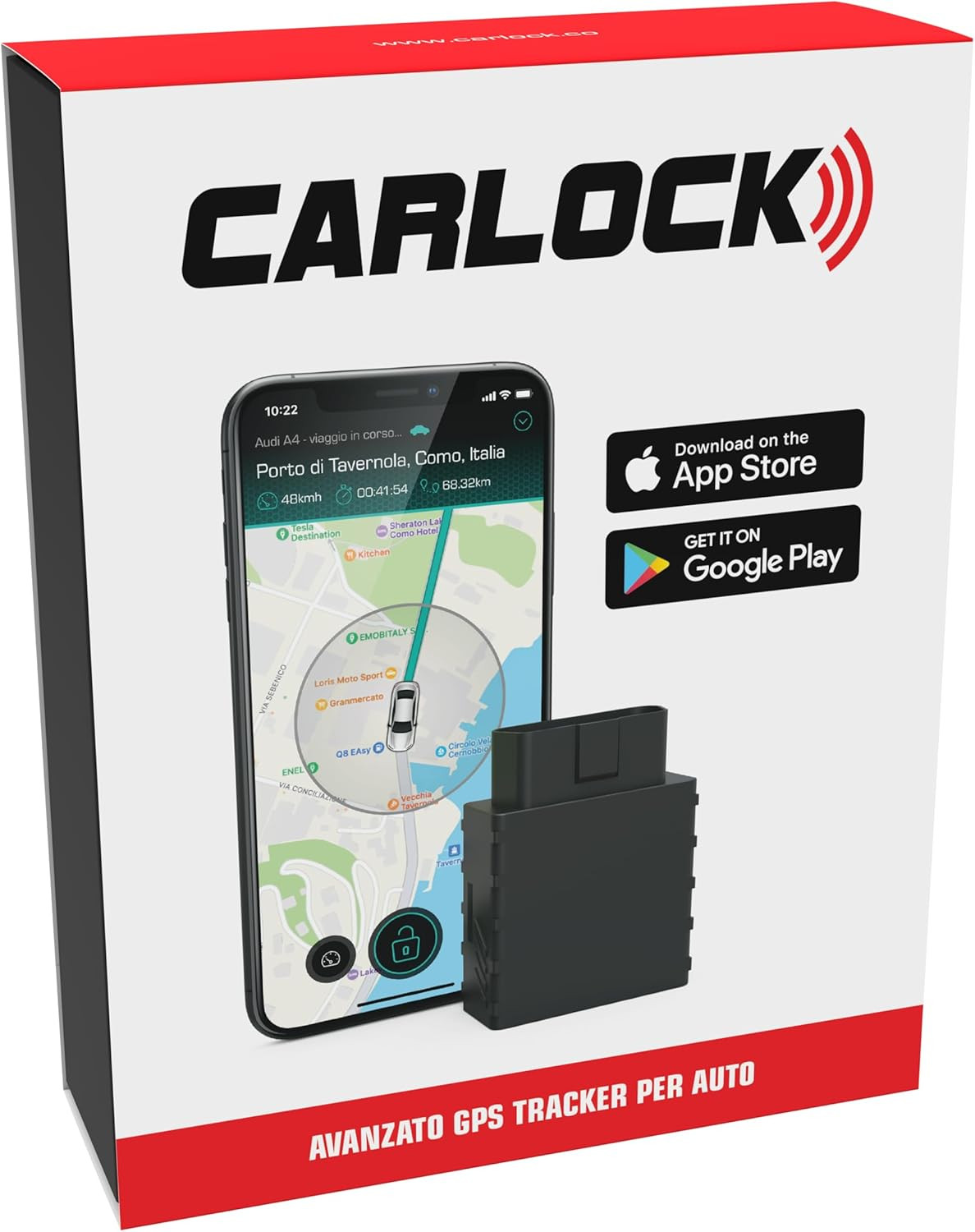 GPS Tracker per Auto e Moto - Allarme Silenzioso su Cellulare