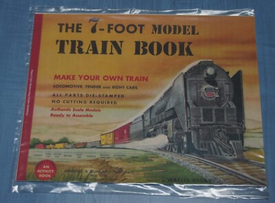 WALLIS RIGBY  - THE 7-FOOT MODEL TRAIN BOOK , Länge über 2 Meter