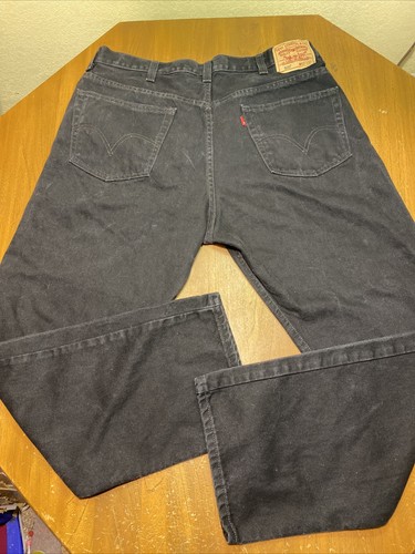 Levis Jeans 505 Tag W42 L32 Now 40x31” 505 Relaxed Black | eBay