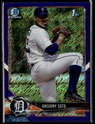 2018 Bowman Chrome BCP239 Greg Soto Detroit Tigers /655