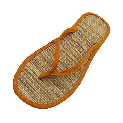 Flip Sandals Flop Silent Rattan Flat Comfortable Women Slippers
