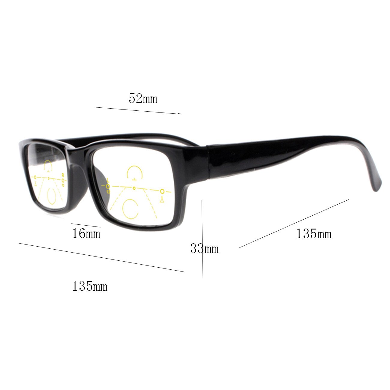 Multifocal Progressive Transition Photochromic Reading Glass Varifocal