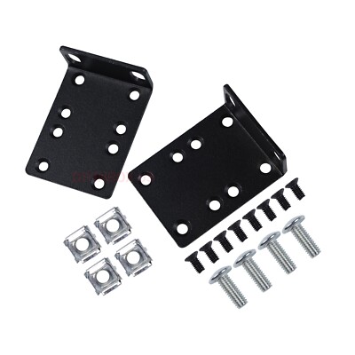 Rack Mount Bracket Kit Ears For Cisco SG series,Dell PowerConnect, D-Link Switch