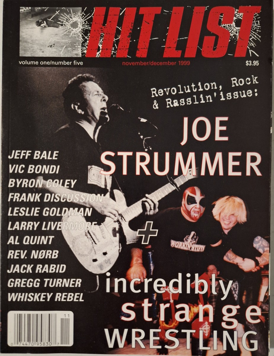 TAKERU MAGAZINE vol.1〜Last BOX Hit List Magazine (Nov/Dec 1999) Joe Strummer/Bellrays