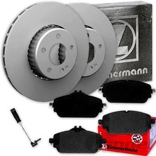 Zimmermann BREMSSCHEIBEN + BEL&Auml;GE VORNE f&uuml;r MERCEDES C-KLASSE W205 S205