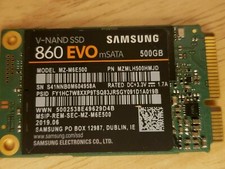 SAMSUNG SSD 860 EVO mSATA 500gb 500 gb SATA III MZ-M6E500BW solid state drive