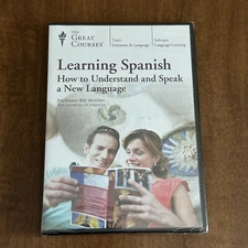 Great Courses Learning Spanish How To Understand & Speak New Language DVD, New