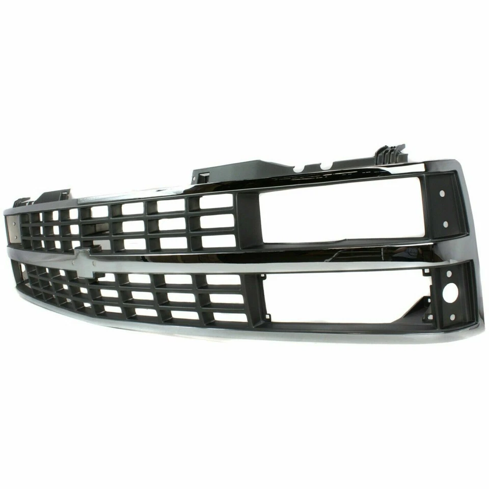 NEW Chrome Grille For 1988-1993 Chevrolet C1500 C2500 C3500 K1500 K2500 K3500 - Image 2 of 4
