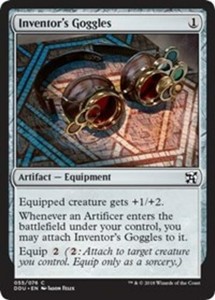 Inventor's Goggles x4 - Duel Decks: Elves vs Inventors - NM-Mint, English - Duel