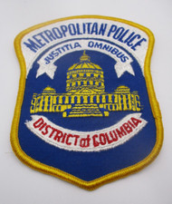 Vintage District of Columbia Metropolitan Police Washington DC Shoulder Patch