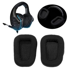 1 Pair Headphone Replacement Foam Ear Pads for Logitech G633 G933 Gaming Headset