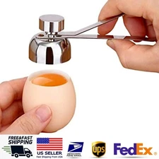 Eggshell Opener Topper Stainless Stell Egg Cracker Cutter Knocker Separator