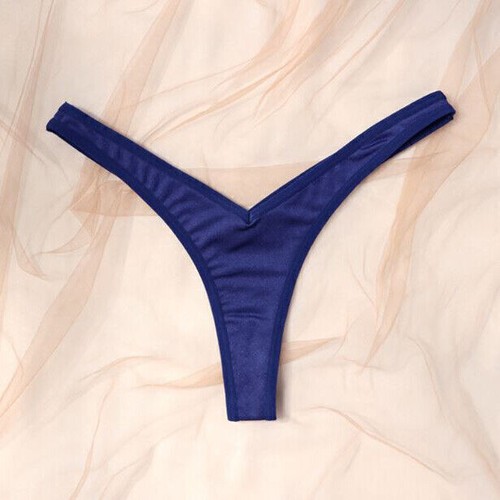 6 Pack Lot Underwear Womens High Leg Thongs Panties G string Bikinis Briefs Sexy - Picture 2 of 11