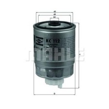 KNECHT Kraftstofffilter passend für Opel Kadett E Combo