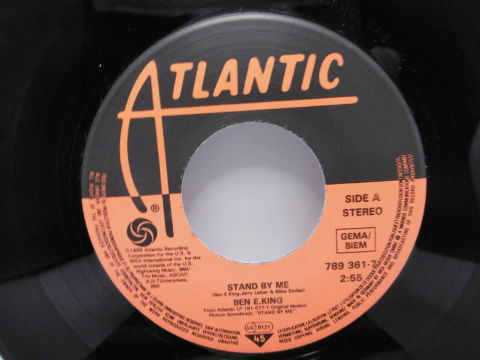 Ben E. King, Stand by Me, Coasters Yakety Yak, OST Stephen King German 7" 1986 - Bild 3 von 4