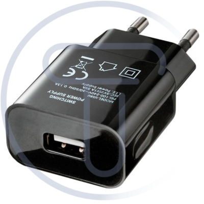 atauahi Caricatore USB 5V1A (Nero), Presa USB da 5W, Alientatore USB
