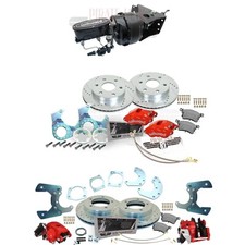 1966-1971 Ford Bronco Front Rear Disc Brake Conversion Kit Wilwood Booster 1966-1971 Ford Bronco Front Rear Disc Brake Conversion Kit Wilwood Booster
