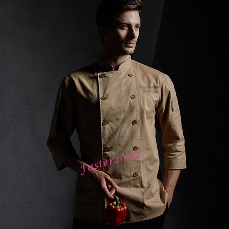 New Mens Womens Kitchen Chef Uniforms Short Sleeve Restaurant Work Jackets  Coats | eBay