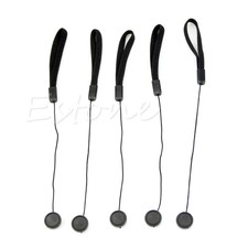 5Pcs 23cm Lens Cover Cap Keeper Holder Rope for Nikon Canon Sony Pentax Fuji Pan