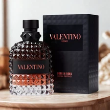 Valentino Uomo Born In Roma Coral Fantasy 3.4 oz EDT Cologne New In Box