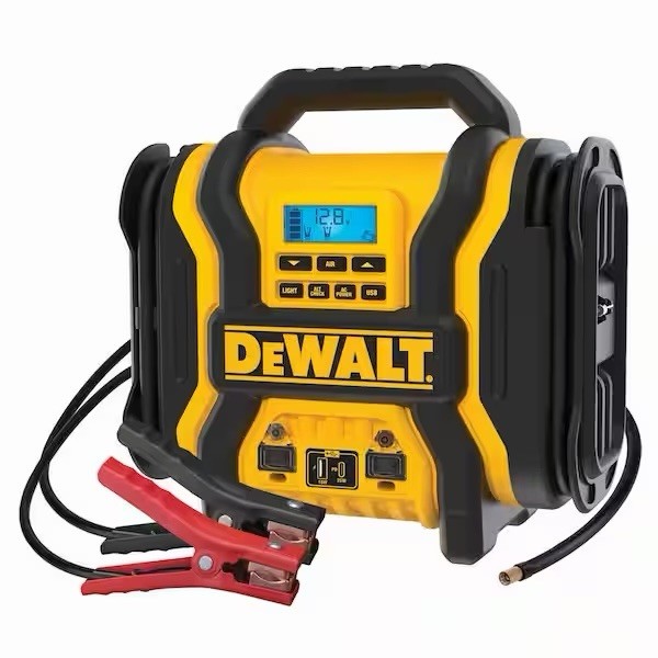 DEWALT Portable Power 2000 Peak Amp Jump Starter w/Digital