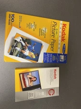 Lot of 2 Kodak Premium Gloss Photo Paper 4x6 – 100 & 60 Sheets Open Box