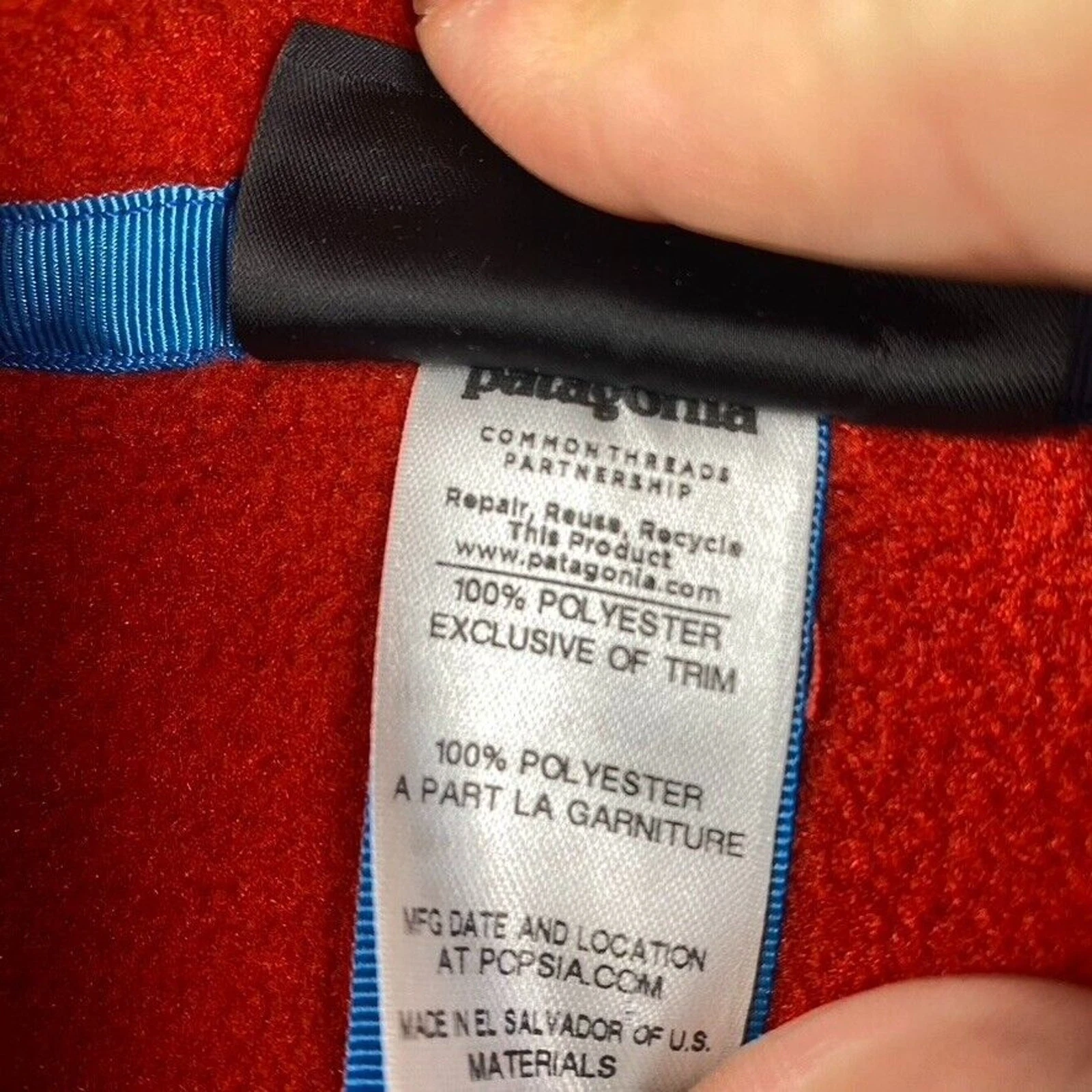 patagonia synchilla fleece outdoors sweater