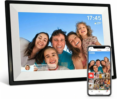 Frameo 10.1'' WiFi Digital Photo Frame - Easy Setup, 32GB, Real-Time Sharing