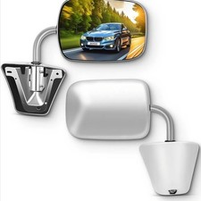 Scitoo Stainless Steel Manual Side View Mirrors Lh Rh Set For 1973-1991 Chevy Scitoo Stainless Steel Manual Side View Mirrors Lh Rh Set For 1973-1991 Chevy