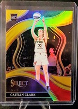 Caitlin Clark #218 #09/10 2024 Select WNBA Courtside Rookie Gold Prizm Y0105A