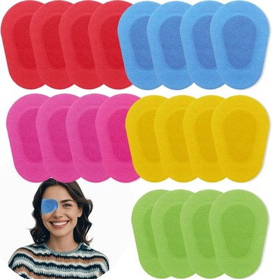 20 Pcs Adhesive Eye Patches for Kids, Medical Eye Patch Disposable Breathable Ey