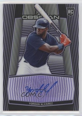 2020 Chronicles Electric Etch Purple 15/49 Yordan Alvarez Rookie Auto RC 00d2