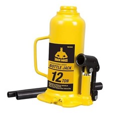 Hydraulic Welded Bottle Jack 12 Ton Portable Car 12 Ton 24000 Lbs Yellow