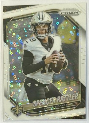 2025 Panini Prizm #186 Spencer Rattler White Disco Prizm New