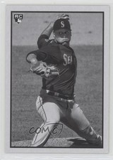 2019 Bowman Heritage Veterans/Rookies Black & White Justus Sheffield 0v7
