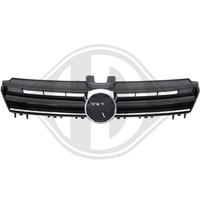 KüHlergrill KüHlergitter Schwarz Chrom GläNzend FüR VW Golf VII