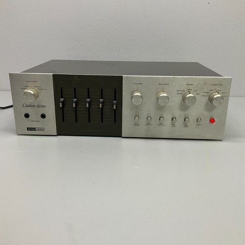 Vintage Harman Kardon Citation Eleven 11 Preamplifier Tested and Working