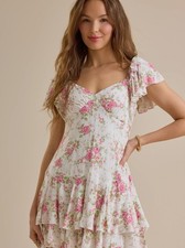 NWT Altar'd State Pettra Floral Mini Dress, All Size