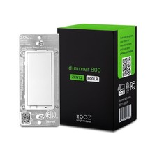 Zooz 800 Series Z-Wave Long Range Dimmer Switch ZEN72 800LR, White | Direct 3...