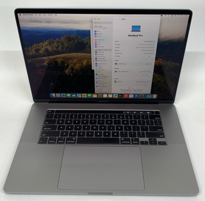 Apple MacBook Pro A2141 16'' i7 9. Gen 64GB RAM 1TB SSD Grade C US 646 Zyklen