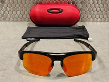 Oakley Mercenary Sunglasses - Polished Black - Prizm Ruby Lenses - Pre-Owned