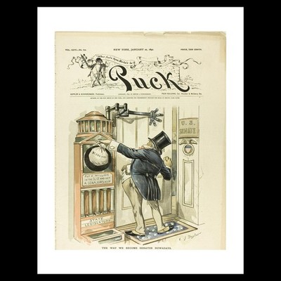 C. Jay Taylor - The Way We Become Senators Nowadays, from Puck (1890) Art Car
