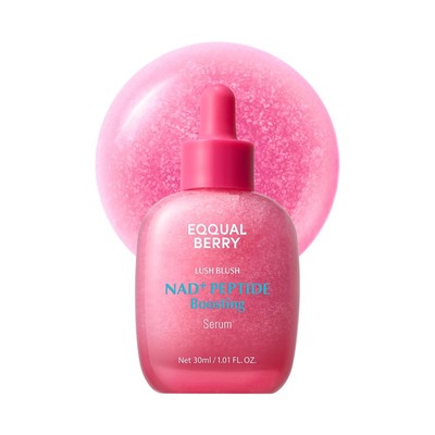 EQQUALBERRY NAD+ Peptide Boosting Smoothie Serum 1.01 Fl Oz (Pack of 1), Pink 