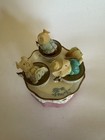 Vintage 1993 Enesco "Tea For Two" Music Box Mice In Spinning Tea Cups WORKS — photo 3