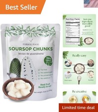 Soursop Graviola-Guanabana, 100 Real Natural Fresh Fruit, No Added Sugar, No...