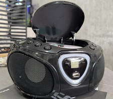 Auna Roadie 10029814 CD/MP3 Boombox Bluetooth USB AM/FM Radio , Speaker