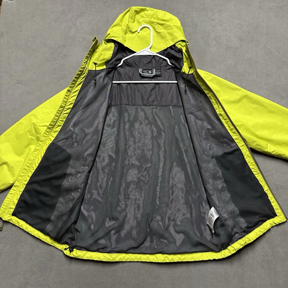Chaqueta Mountain Hardwear Finder Para Hombre Mediana Amarilla Impermeable Abrigo de Lluvia Forrado Foto 3 de 4