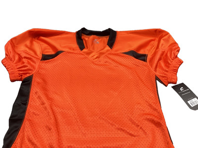 Champro Jersey Boys Large Orange Football FJ20Y Cincinnati Cleveland Blank Mesh