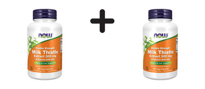 2 x Now Foods Milk Thistle Extract 300mg (100 vcaps) (222,72 EUR/kg)